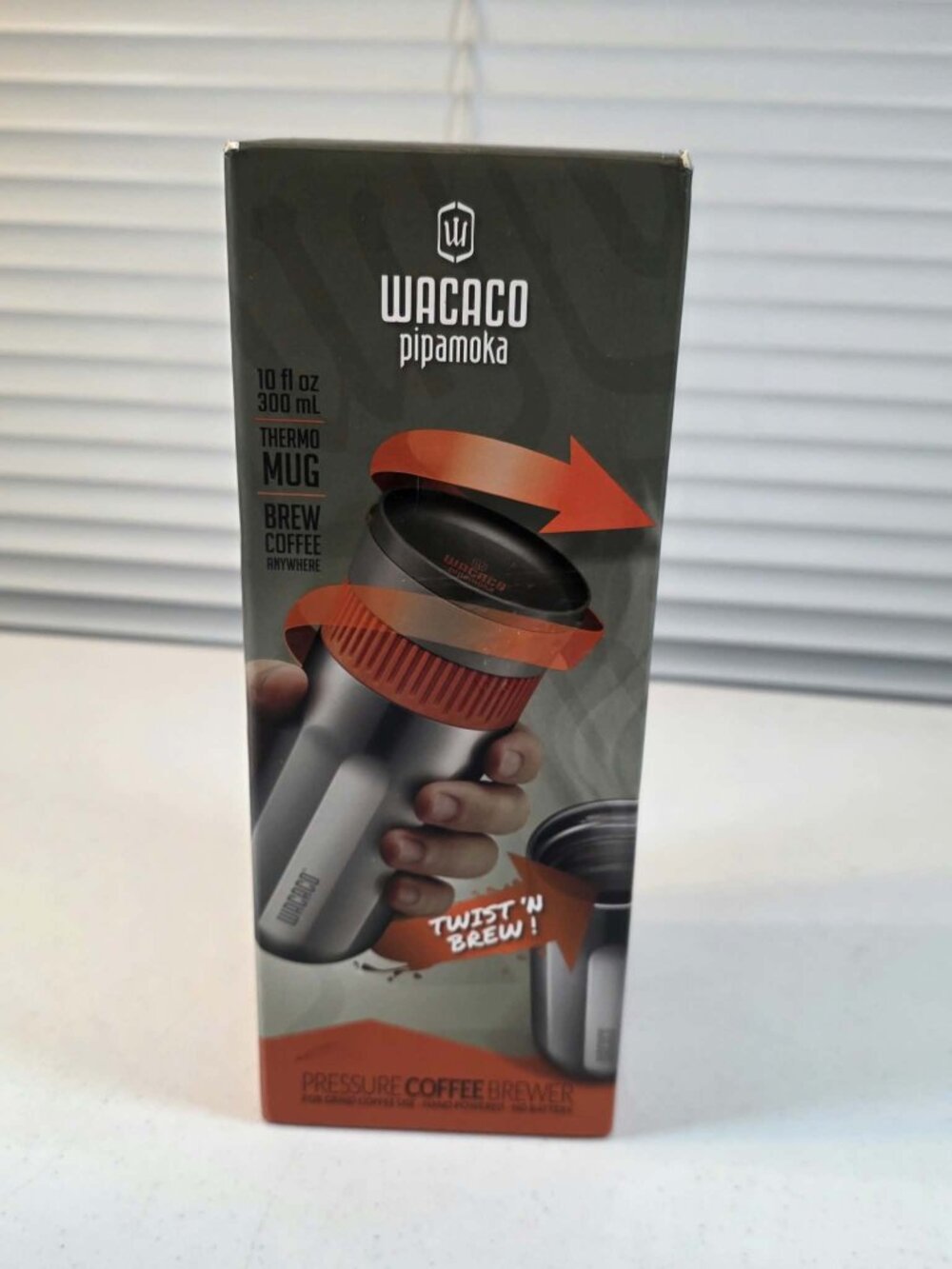WACACO PIPAMOKA PORTABLE COFFEE BREWER THERMO MUG BREW COFFEE NEW